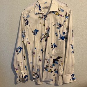 Brandolini mens beautiful dress shirt large